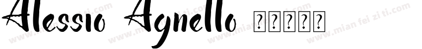 Alessio Agnello字体转换